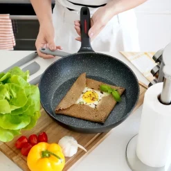 Patelnia granitowa głęboka na indukcję Starke Pro Piccante 28 cm