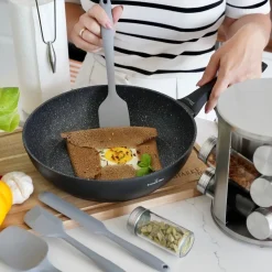 Patelnia granitowa głęboka na indukcję Starke Pro Piccante 28 cm