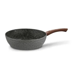 Patelnia granitowa głęboka z pokrywką Konighoffer Venga 28 x 7 cm indukcja