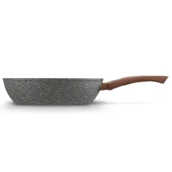 Patelnia granitowa głęboka z pokrywką Konighoffer Venga 28 x 7 cm indukcja