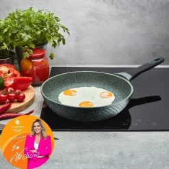 Patelnia granitowa na indukcję Konighoffer Green Husk 24 cm