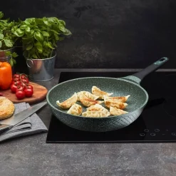 Patelnia granitowa na indukcję Konighoffer Green Husk 20 cm