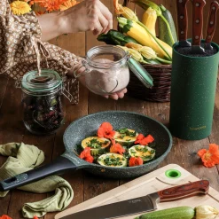 Patelnia granitowa na indukcję Konighoffer Green Husk 20 cm