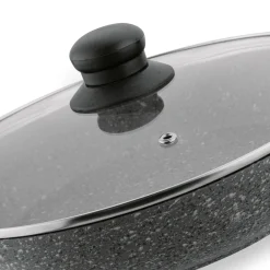 Patelnia granitowa ze szklaną pokrywką Konighoffer Venga 30 cm