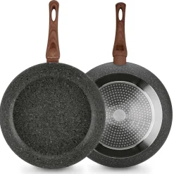Patelnia granitowa ze szklaną pokrywką Konighoffer Venga 30 cm