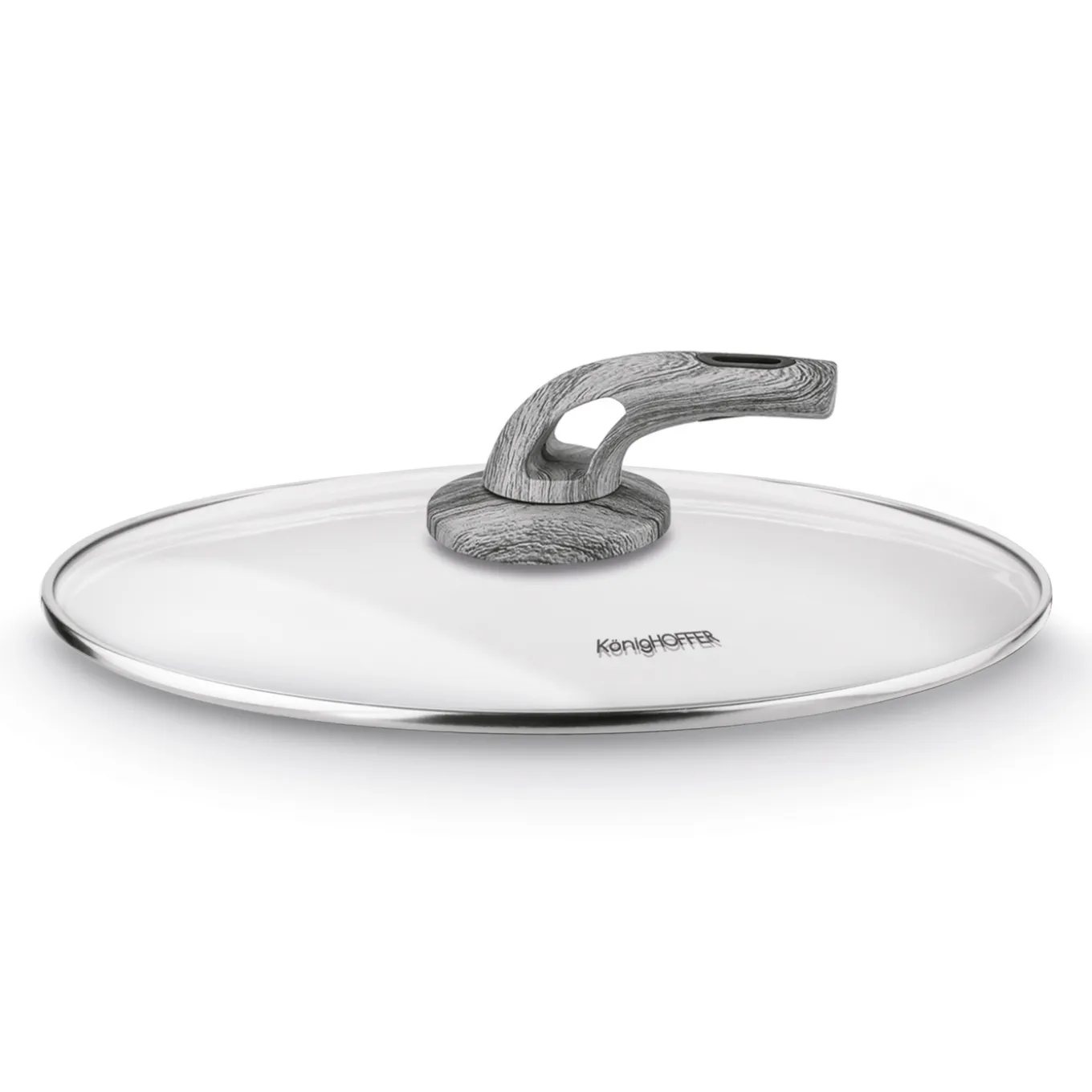 Patelnia granitowa z pokrywką Konighoffer Fegato 28 cm