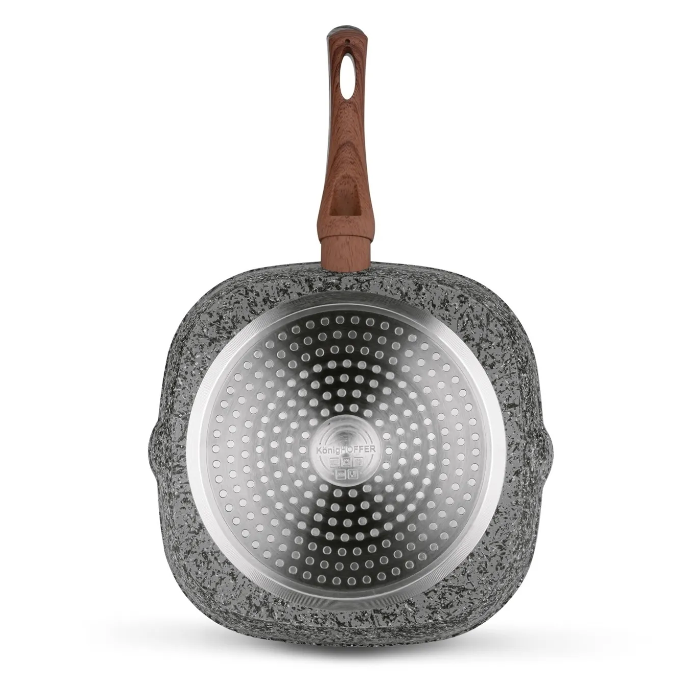 Patelnia grillowa granitowa Konighoffer Venga 28 cm