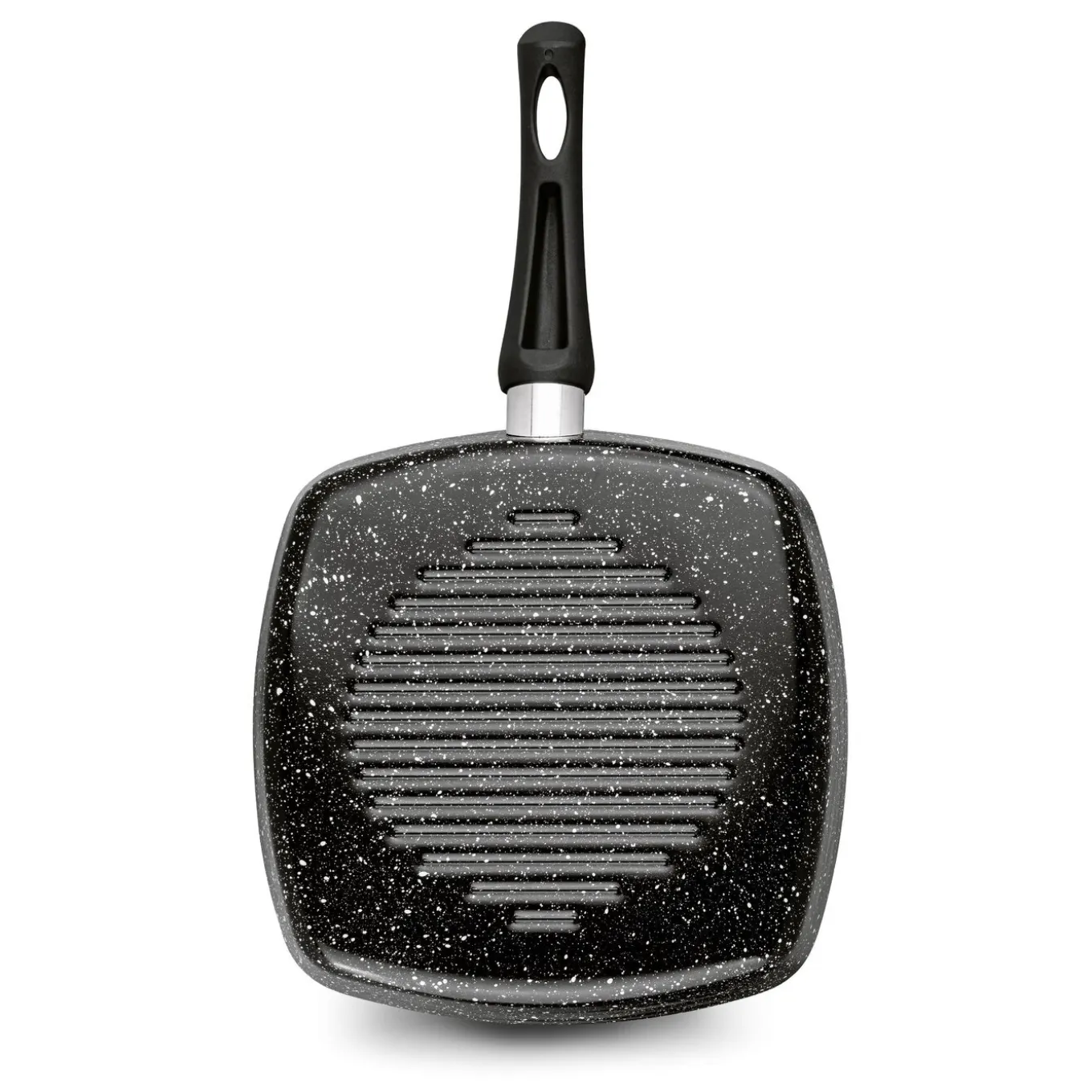 Patelnia grillowa marmurkowa Tadar Marmara Black 26 cm bez indukcji
