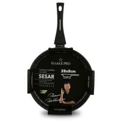Patelnia indukcyjna głęboka non-stick Starke Pro Sesar 28 cm