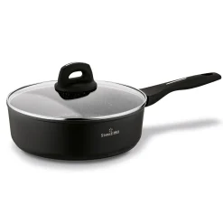 Patelnia indukcyjna głęboka non-stick z pokrywką Starke Pro Sesar 24 cm