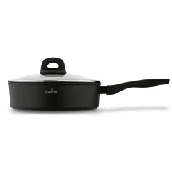 Patelnia indukcyjna głęboka non-stick z pokrywką Starke Pro Sesar 26 cm