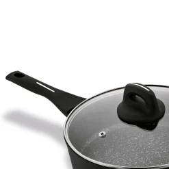 Patelnia indukcyjna głęboka non-stick z pokrywką Starke Pro Sesar 28 cm