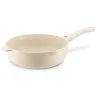 Patelnia indukcyjna głęboka z pokrywką Konighoffer Creamy Marble 28 x 8,5 cm