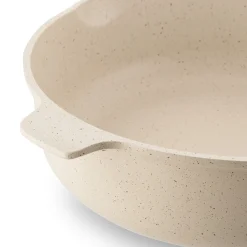 Patelnia indukcyjna głęboka z pokrywką Konighoffer Creamy Marble 28 x 8,5 cm