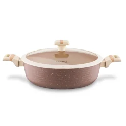 Patelnia indukcyjna krótkie uchwyty z pokrywką Starke Pro Coretto 28 cm