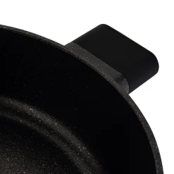 Patelnia krótkie uchwyty z pokrywką Starke Pro Starlet Black 28x8 cm