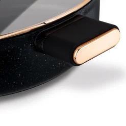 Patelnia krótkie uchwyty z pokrywką Starke Pro Starlet Black 28x8 cm