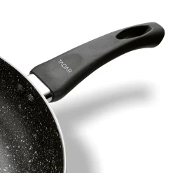 Patelnia marmurkowa non-stick głęboka Tadar Marmara Black 28 cm
