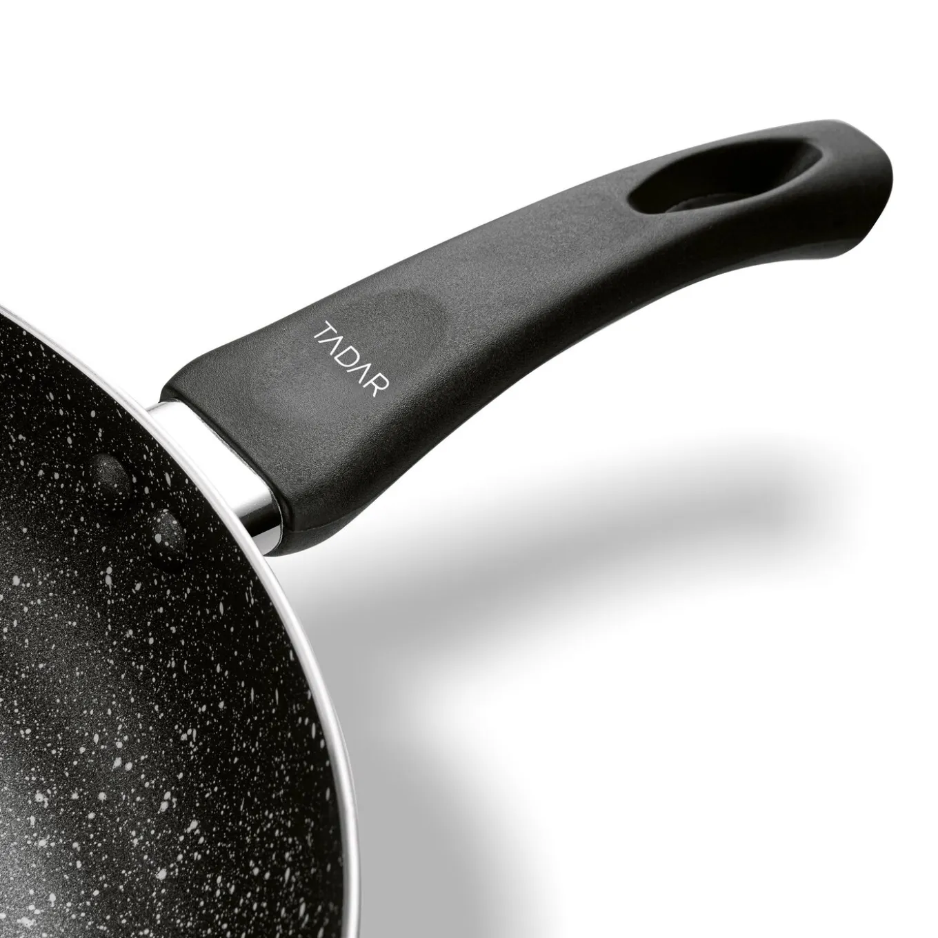 Patelnia marmurkowa non-stick głęboka Tadar Marmara Black 28 cm