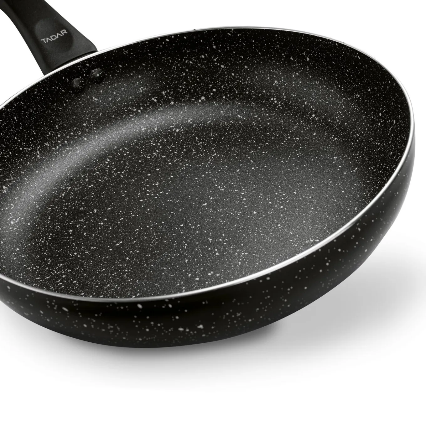 Patelnia marmurkowa non-stick głęboka Tadar Marmara Black 28 cm