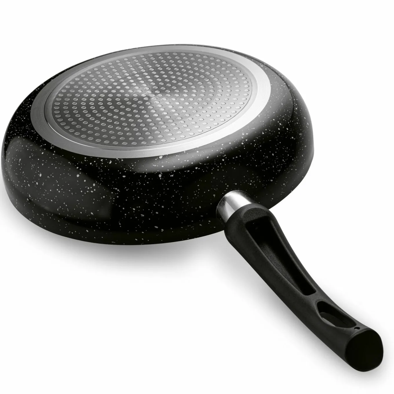 Patelnia marmurkowa non-stick z pokrywką głęboka Tadar Marmara 28 cm