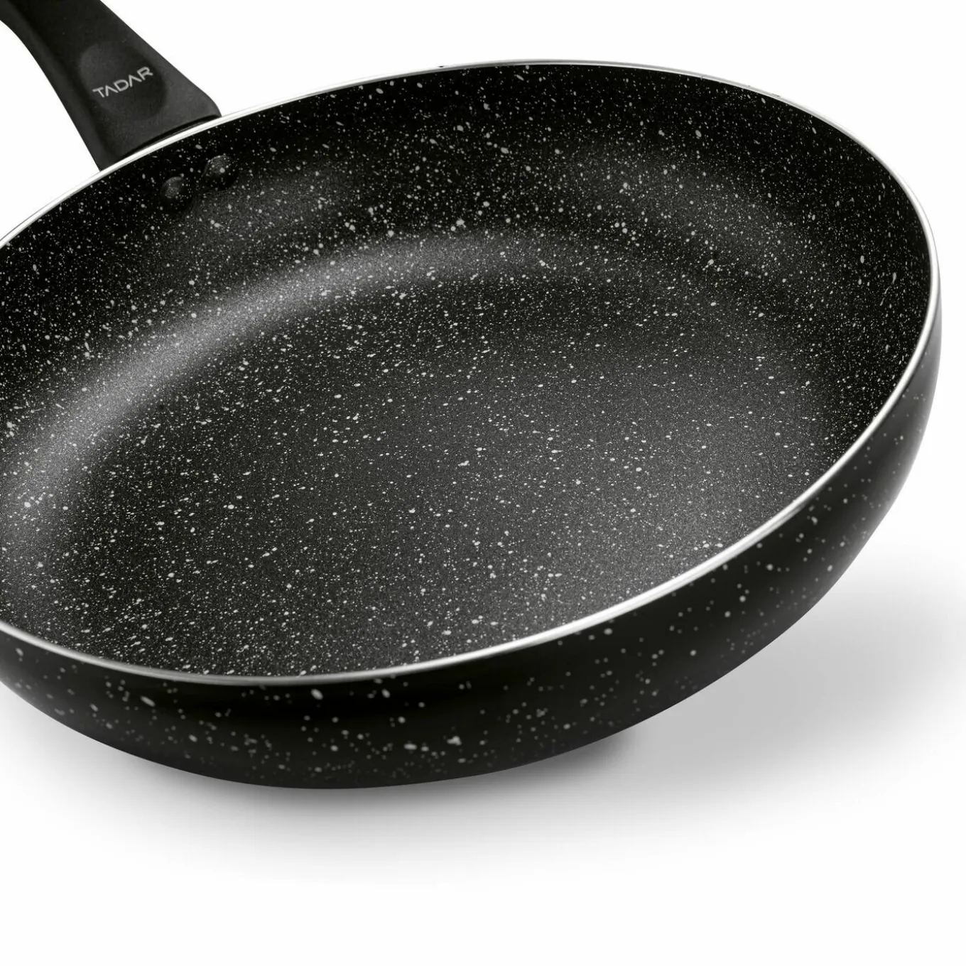 Patelnia marmurkowa non-stick z pokrywką głęboka Tadar Marmara 28 cm