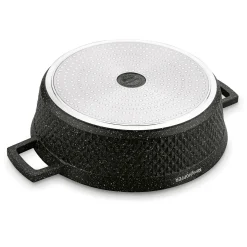 Patelnia marmurowa na indukcję krótkie uchwyty Konighoffer Escuro 28 cm