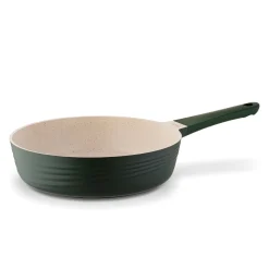 Patelnia marmurowa na indukcję z pokrywką Starke Pro Naturale 28 cm