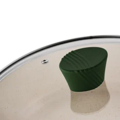 Patelnia marmurowa na indukcję z pokrywką Starke Pro Naturale 28 cm