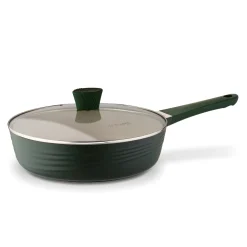 Patelnia marmurowa na indukcję z pokrywką Starke Pro Naturale 28 cm