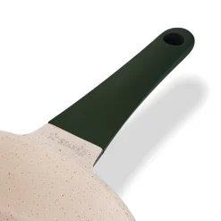 Patelnia marmurowa na indukcję z pokrywką Starke Pro Naturale 28 cm