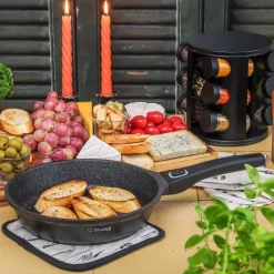 Patelnia marmurowa na indukcję Starke Pro Svart Marble 20 cm