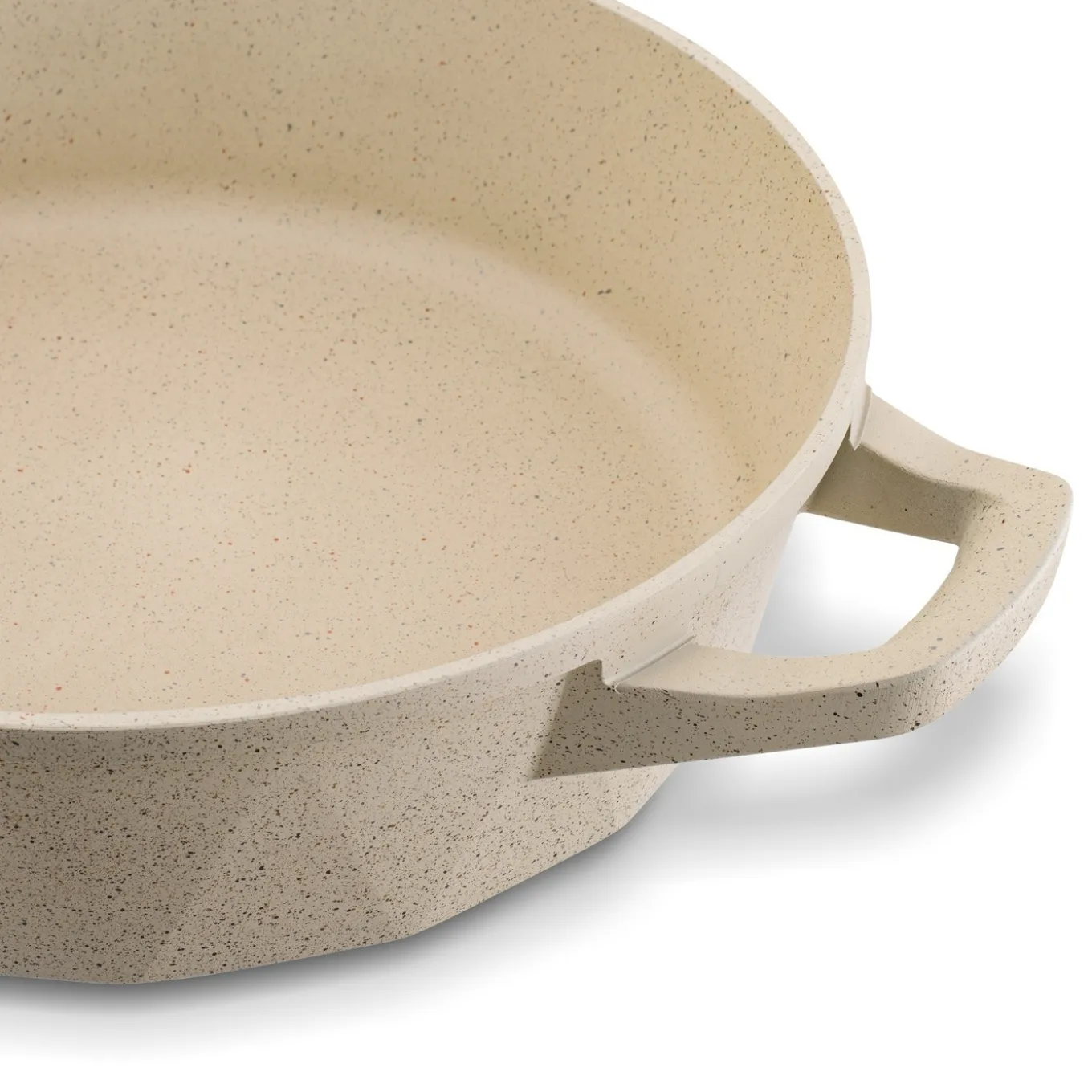 Patelnia marmurowa na indukcję krótkie uchwyty Konighoffer Corte 28 x 7,5 cm