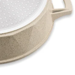 Patelnia marmurowa na indukcję krótkie uchwyty Konighoffer Corte 28 x 7,5 cm