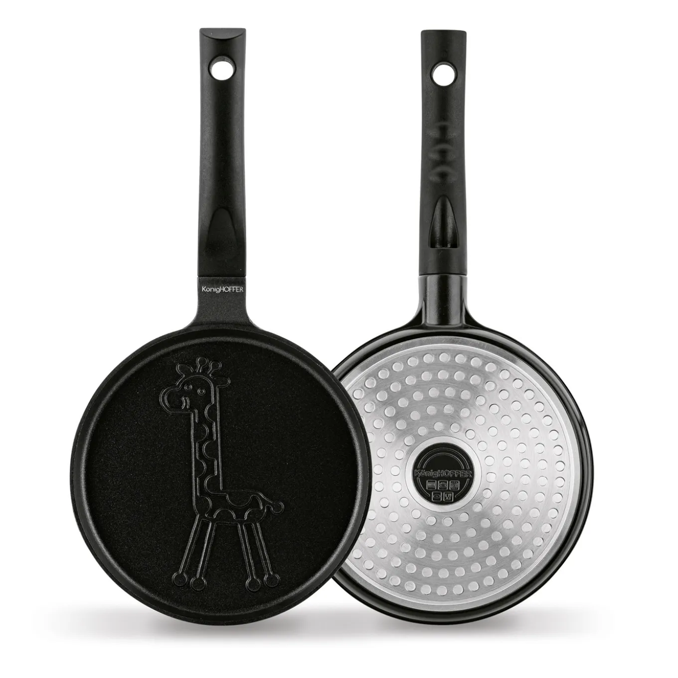 Patelnia na indukcję do naleśników i placków Konighoffer Żyrafa 18 cm
