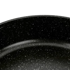 Patelnia na indukcję głęboka krótkie uchwyty Konighoffer Pollo Black 32 x 8 cm