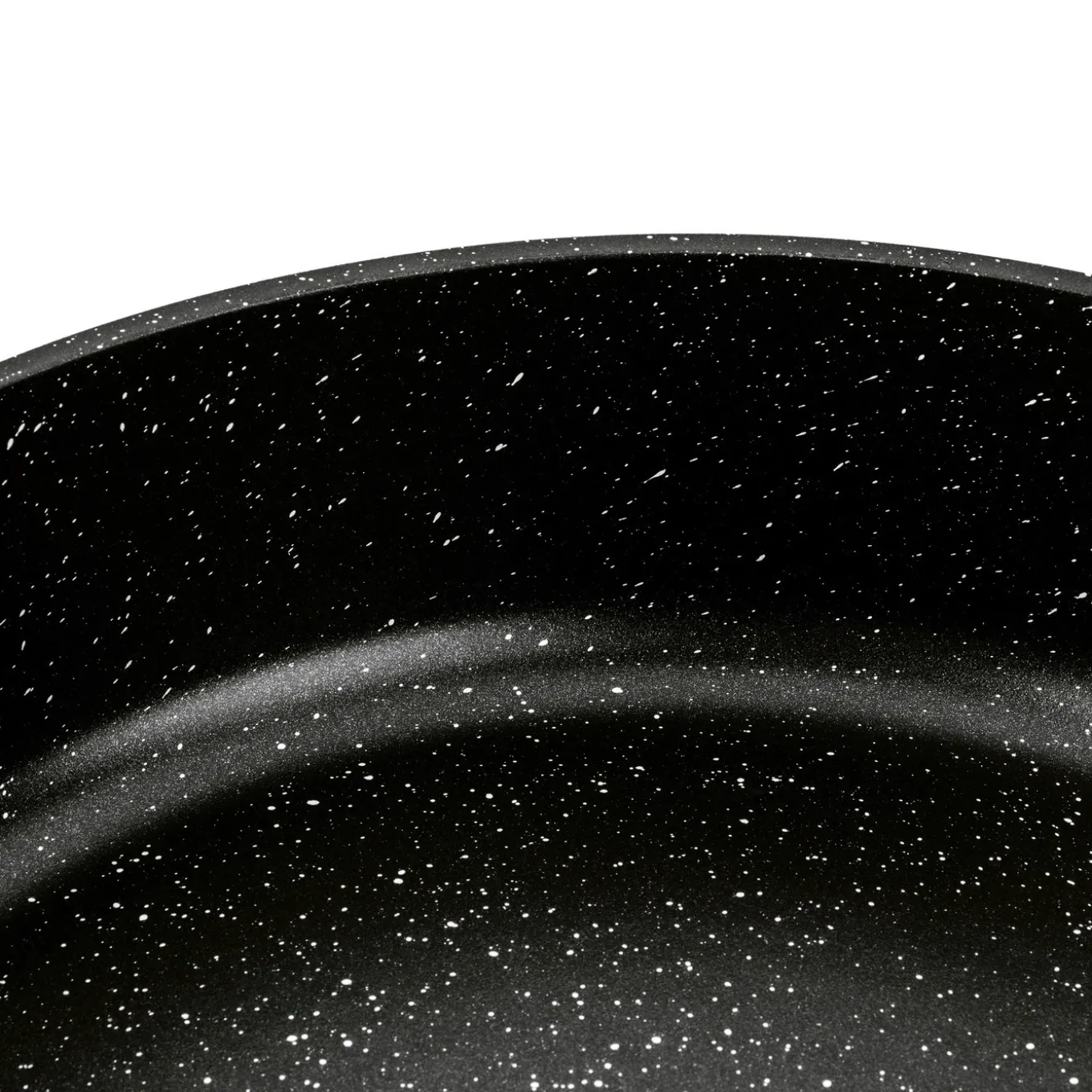 Patelnia na indukcję głęboka krótkie uchwyty Konighoffer Pollo Black 32 x 8 cm