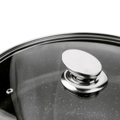 Patelnia na indukcję głęboka krótkie uchwyty Konighoffer Pollo Black 28 x 7 cm