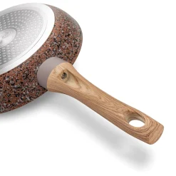 Patelnia na indukcję granitowa Konighoffer Brown Rock 20 cm