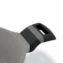 Patelnia na indukcję marmurowa z pokrywką krótkie uchwyty Starke Pro Musse Grey 28 cm