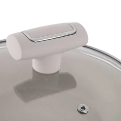Patelnia na indukcję non-stick z pokrywką Konighoffer Tierra Beige 24 cm