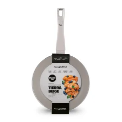 Patelnia na indukcję non-stick z pokrywką Konighoffer Tierra Beige 24 cm