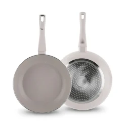Patelnia na indukcję non-stick z pokrywką Konighoffer Tierra Beige 28 cm