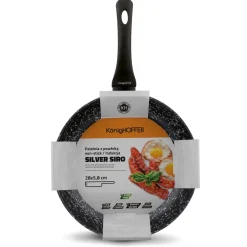 Patelnia na indukcję non-stick Konighoffer Siro Silver 28 cm
