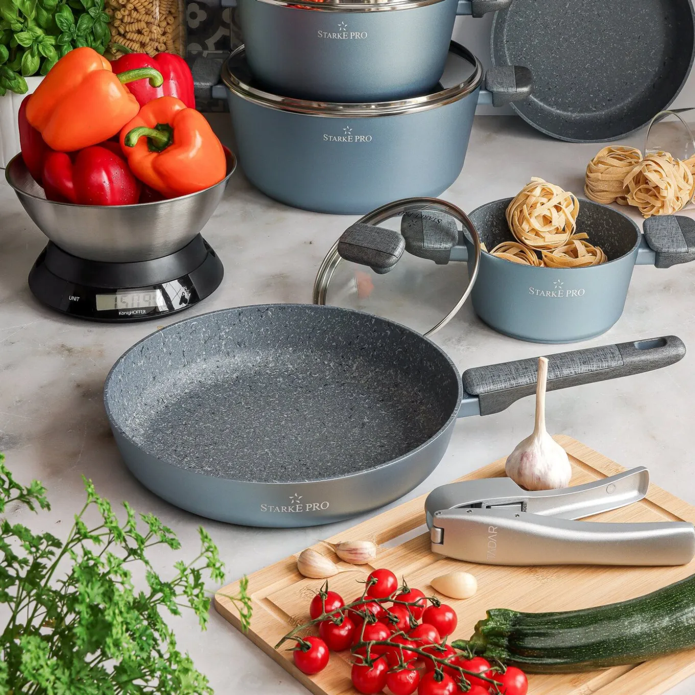 Patelnia na indukcję non stick Starke Pro Double 28 cm