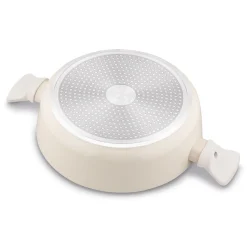 Patelnia na indukcję non-stick krótkie uchwyty z pokrywką Starke Pro Brule 28 cm