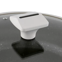 Patelnia na indukcję non-stick krótkie uchwyty z pokrywką Starke Pro Brule 28 cm