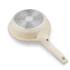 Patelnia na indukcję uniwersalna Starke Pro Texture Creamy 20 cm