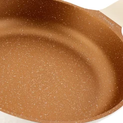 Patelnia na indukcję uniwersalna Starke Pro Texture Creamy 24 cm