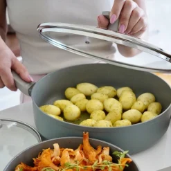 Patelnia na indukcję z pokrywką Konighoffer Pancetta 28 cm